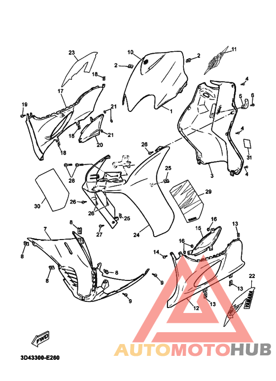 Щиток облицовочный