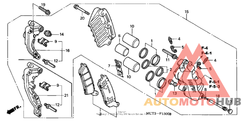 Передний суппорт
