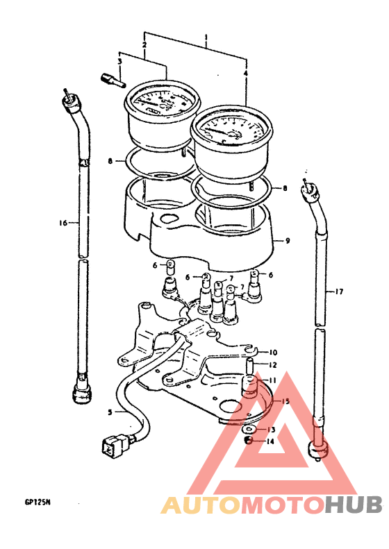 Спидометр-тахометр