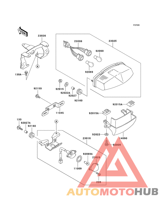 Taillight unit ass`y