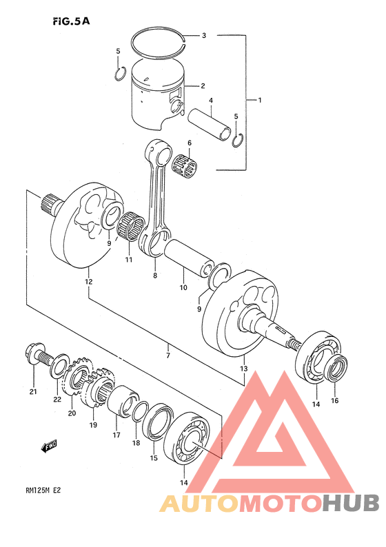 Вал коленчатый