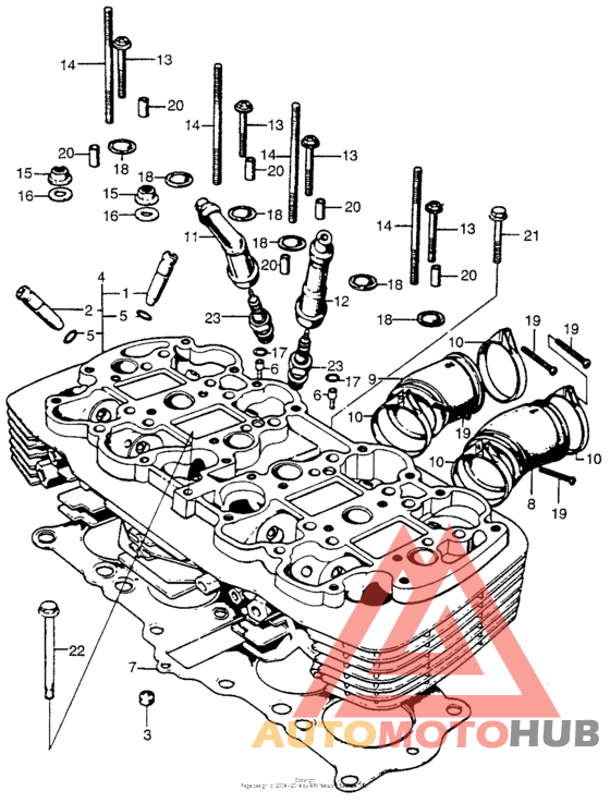 Cylinder head + insulator