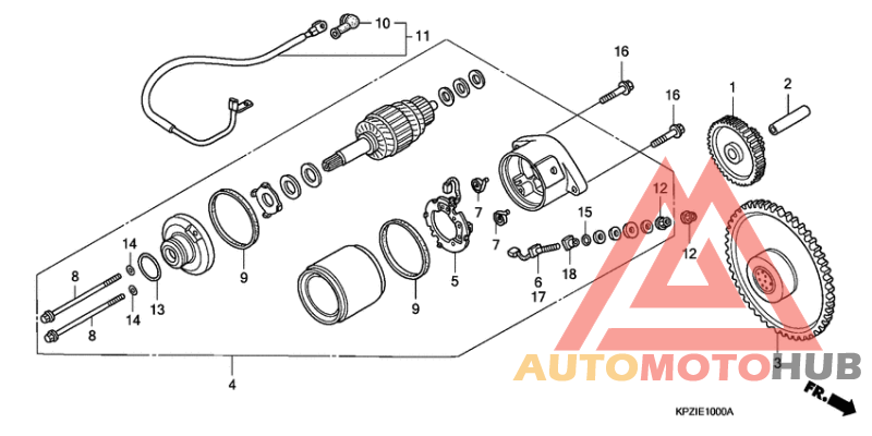 Стартерный мотор