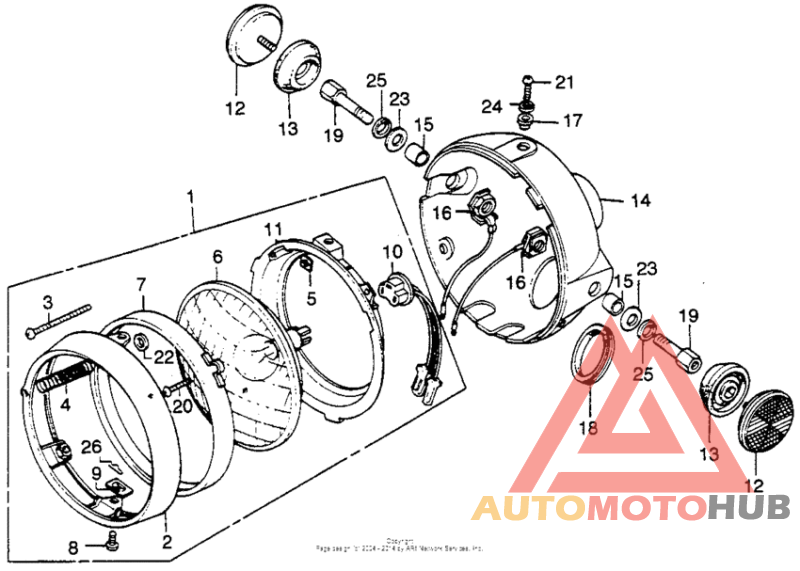 Headlight + headlight case