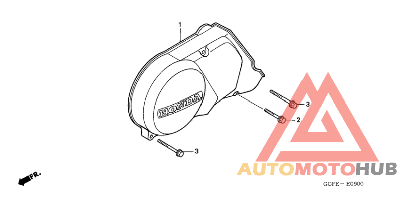 Крышка картера левая