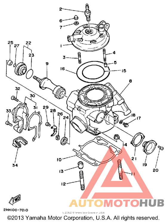 Cylinder head - cylinder