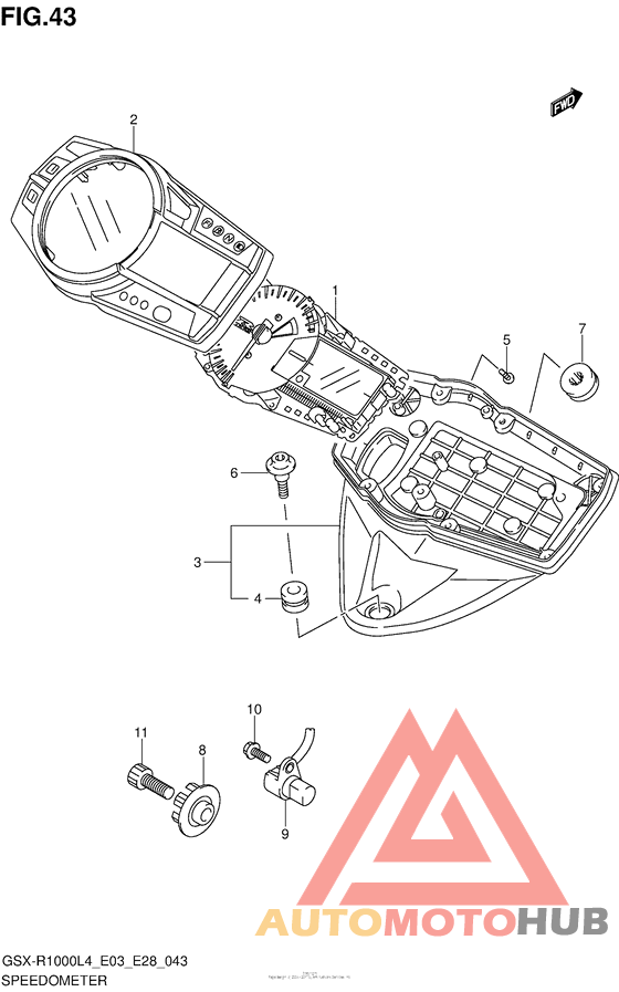 Speedometer (Gsx-R1000L4 E28)