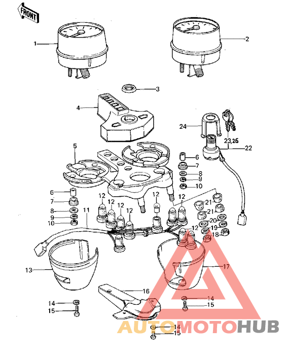 Meters/ignition switch