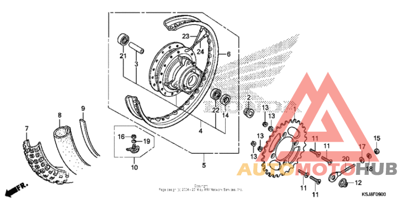 Переднее колесо