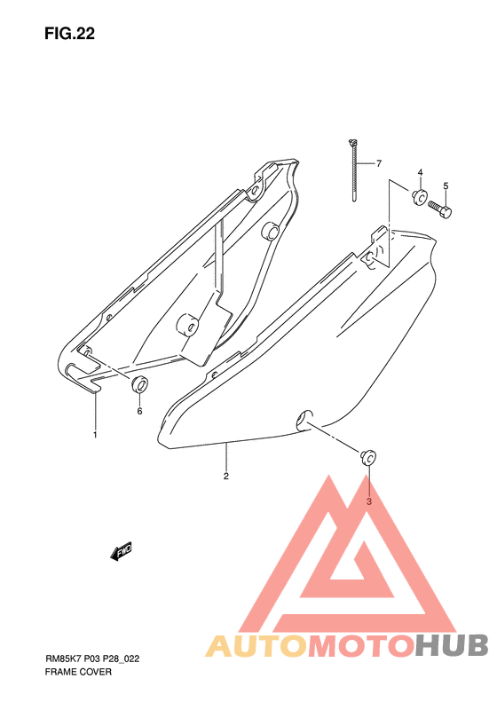 Обтекатель задний