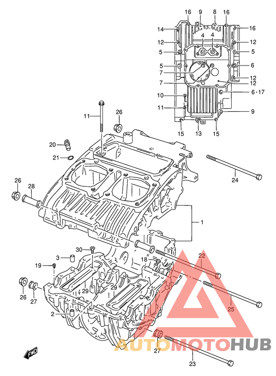 Картер двигателя