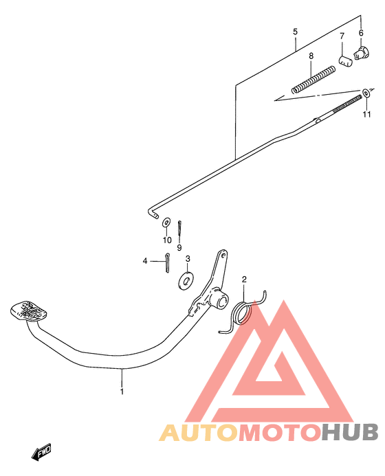 Передний суппорт