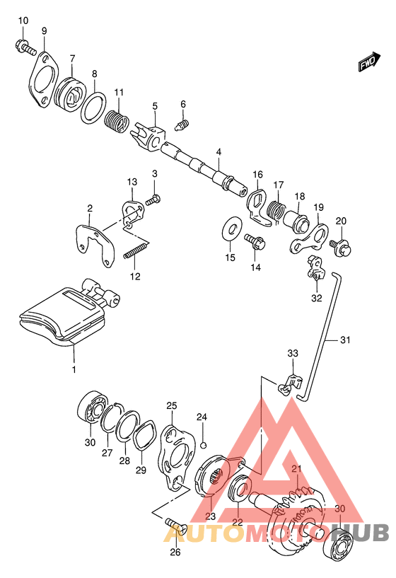 Клапан выхлопа