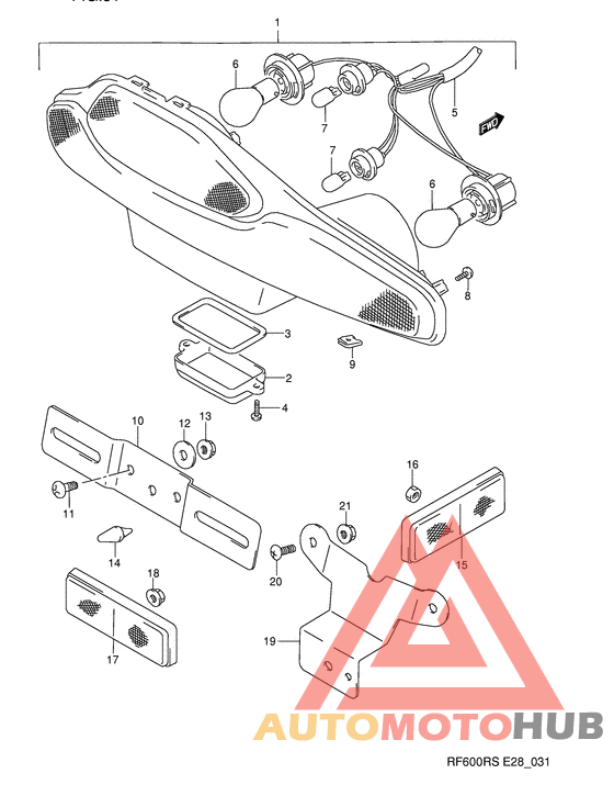 Задний фонарь