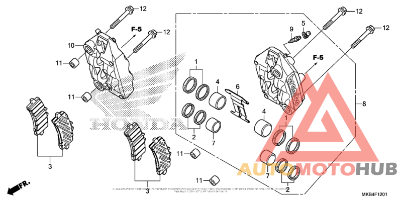 Передний суппорт тормозной