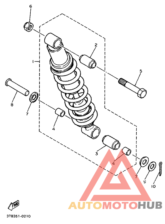 Rear arm. suspension