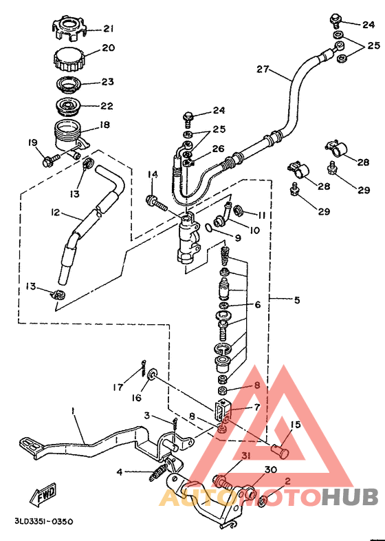 Задний торм цилиндр