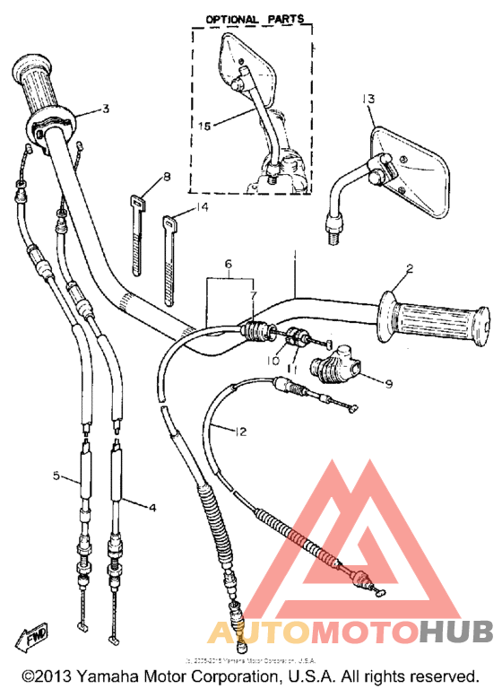 Руль -тросы