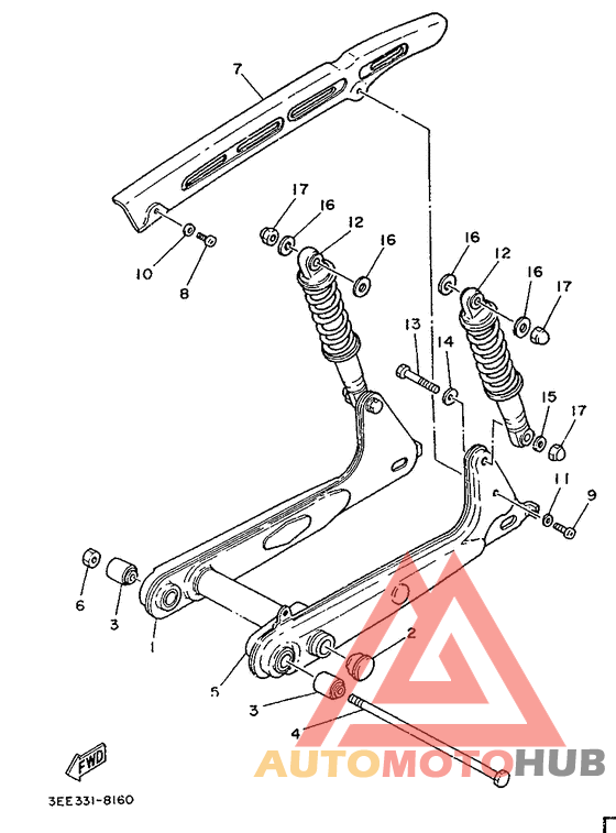 Rear arm. suspension