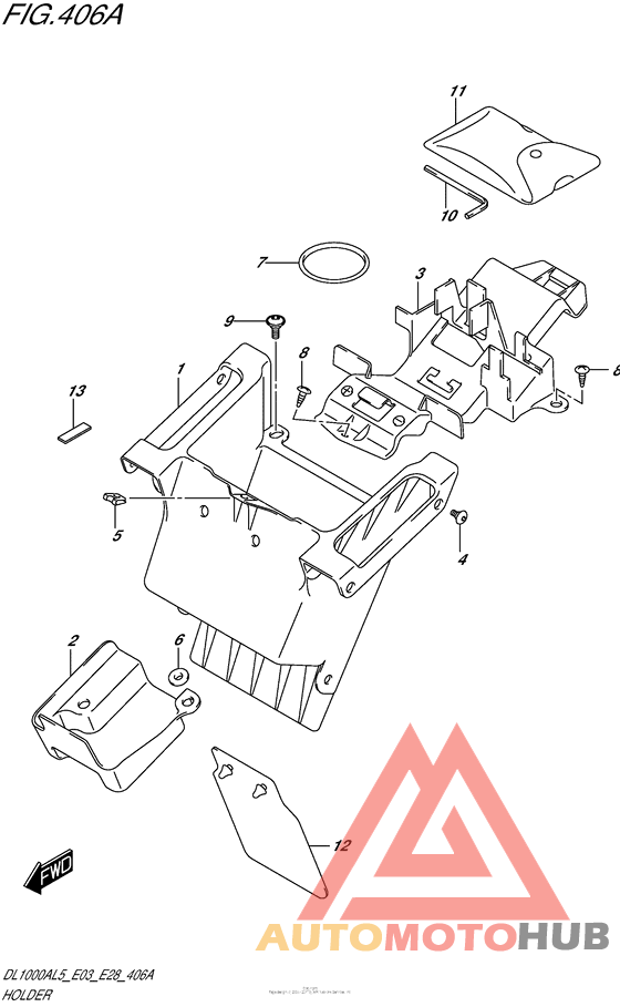 Holder (Dl1000Al5 E03)