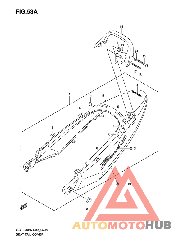 Обтекатель сидения