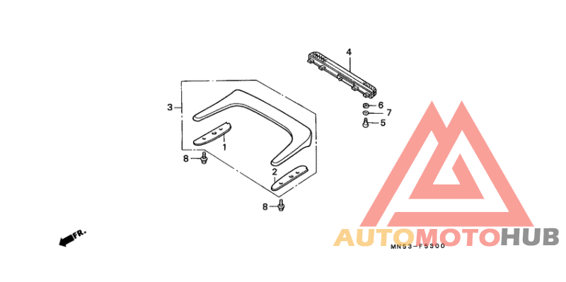 High mount stop light