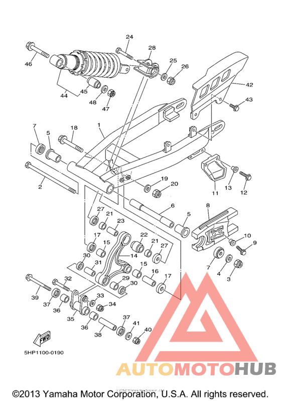 Rear arm. suspension