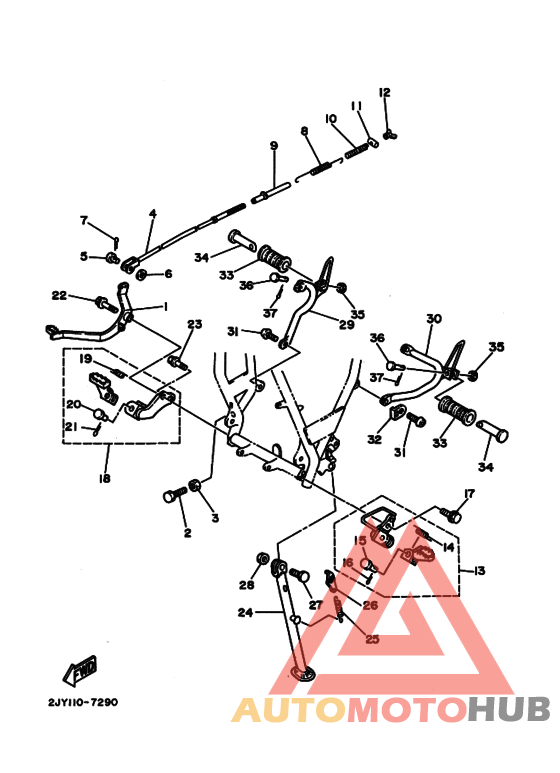 Support & repose pied