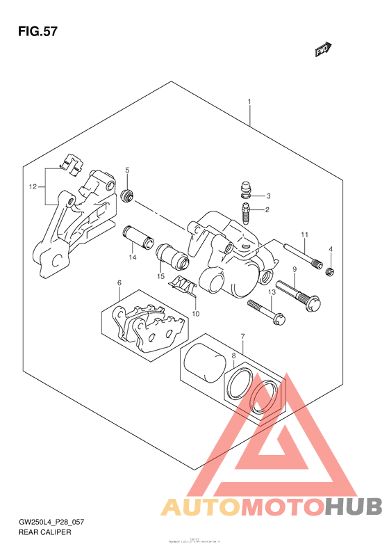 Задний суппорт