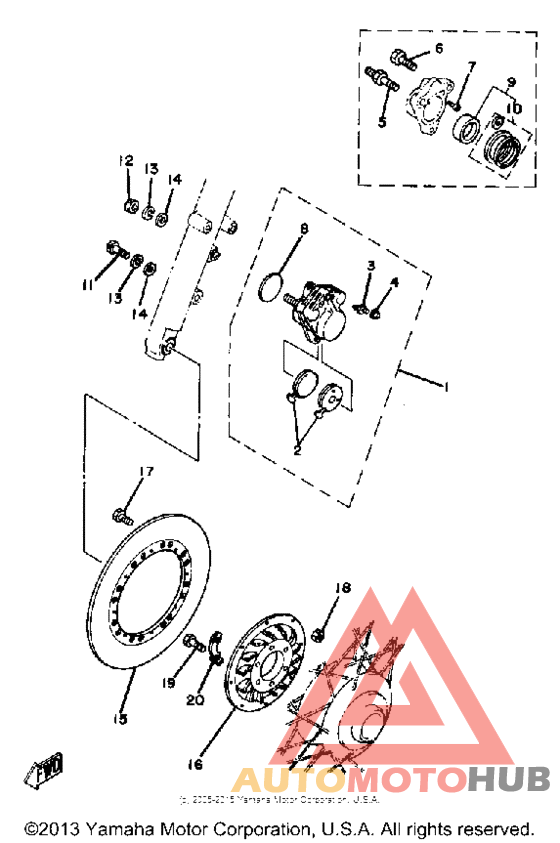 Передний суппорт