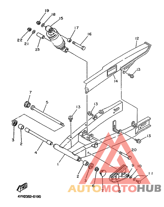 Rear arm. suspension