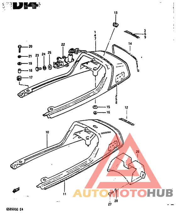 Обтекатель сидения
