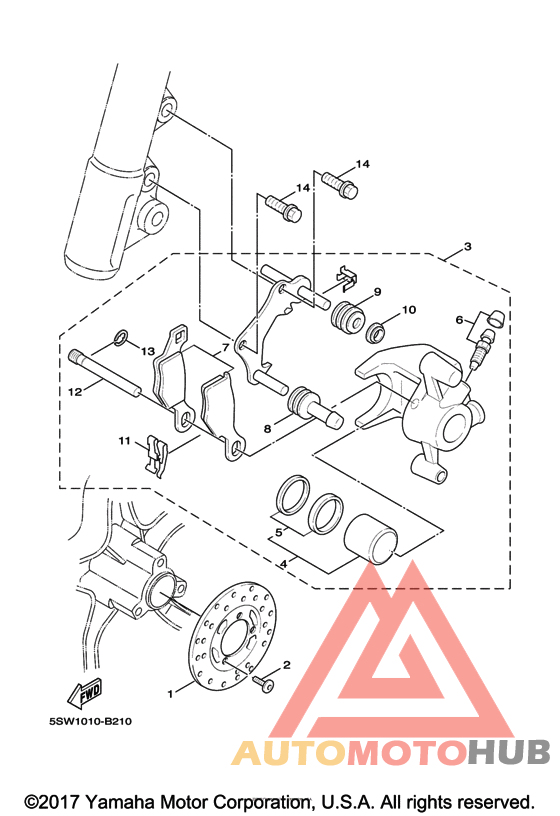 Передний суппорт