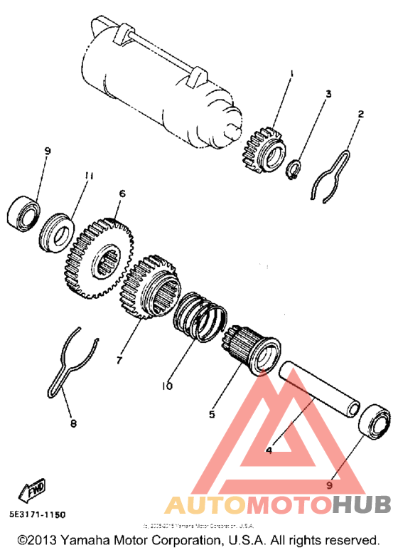 Муфта стартера