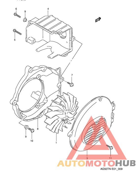 Вентилятор охлаждения