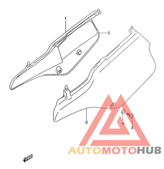 Обтекатель задний