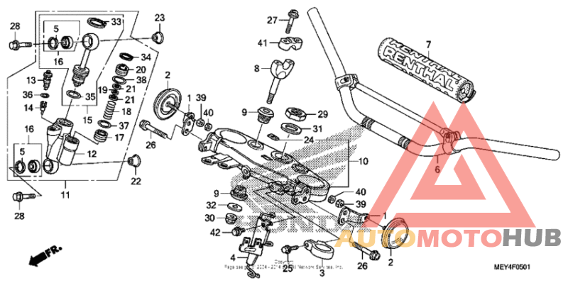 Handlebar + top bridge (2)