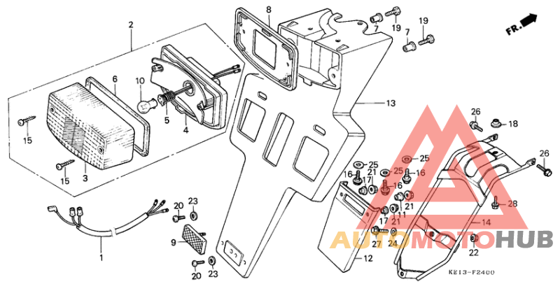 Taillight unit ass`y