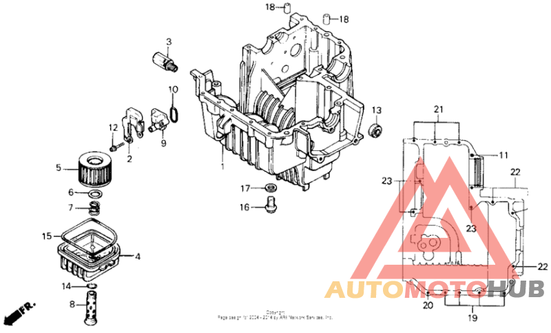 Lower crankcase