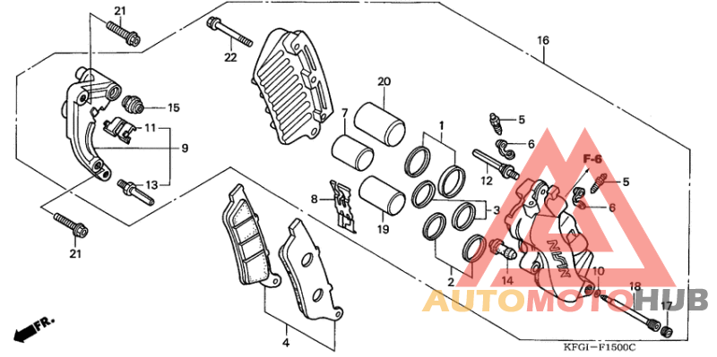 Передний суппорт