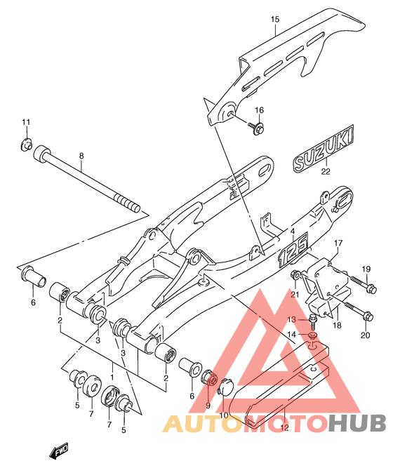 Маятник задний