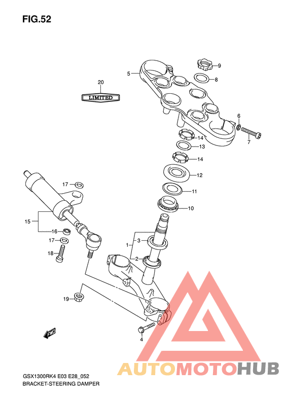 Bracket - steering damper