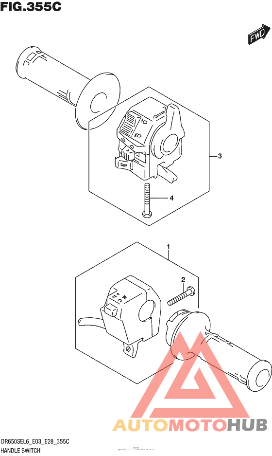 Handle Switch (Dr650Sel6 E33)