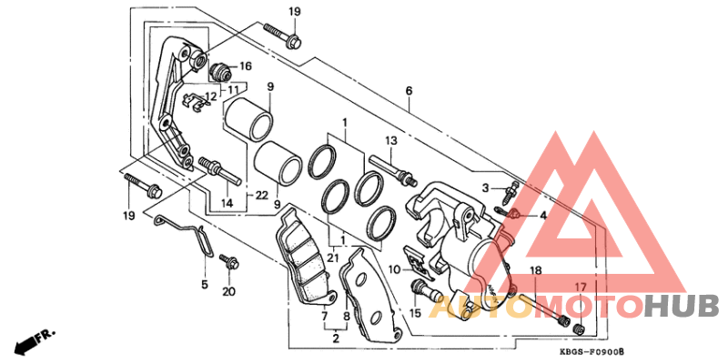 Передний суппорт