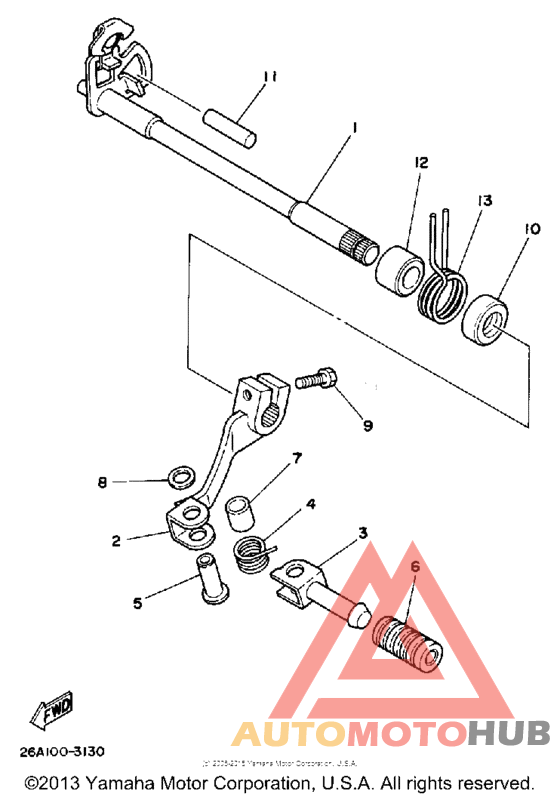 Вал переключения