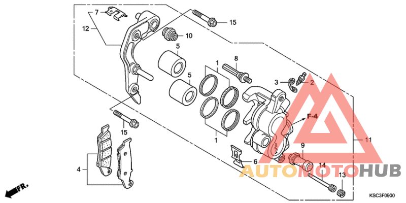 Передний суппорт