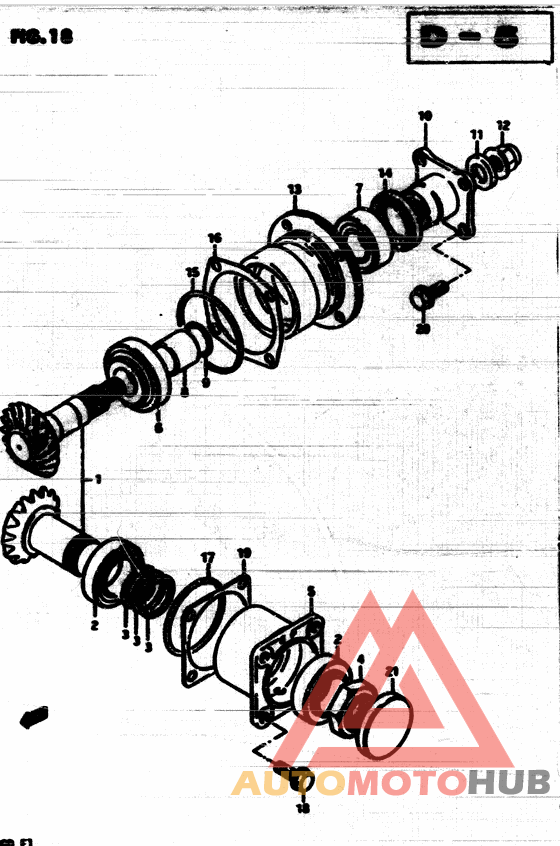 Secondary drive gear