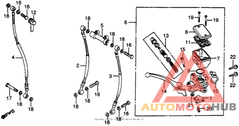 Gl500i front brake master + cylinder