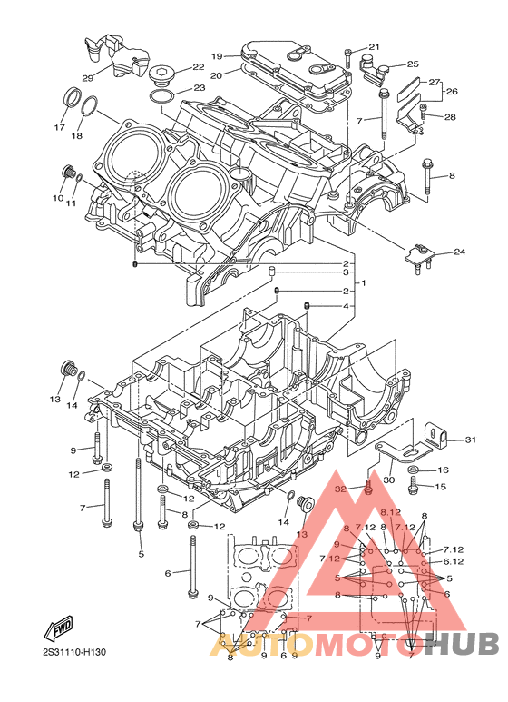 Картер двигателя