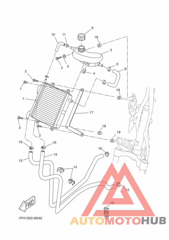 Радиатор и шланг